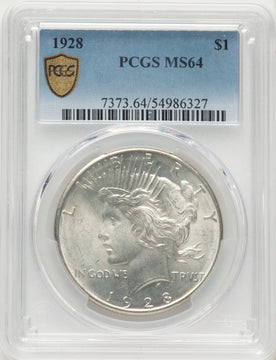 1928 Peace Dollar PCGS MS64