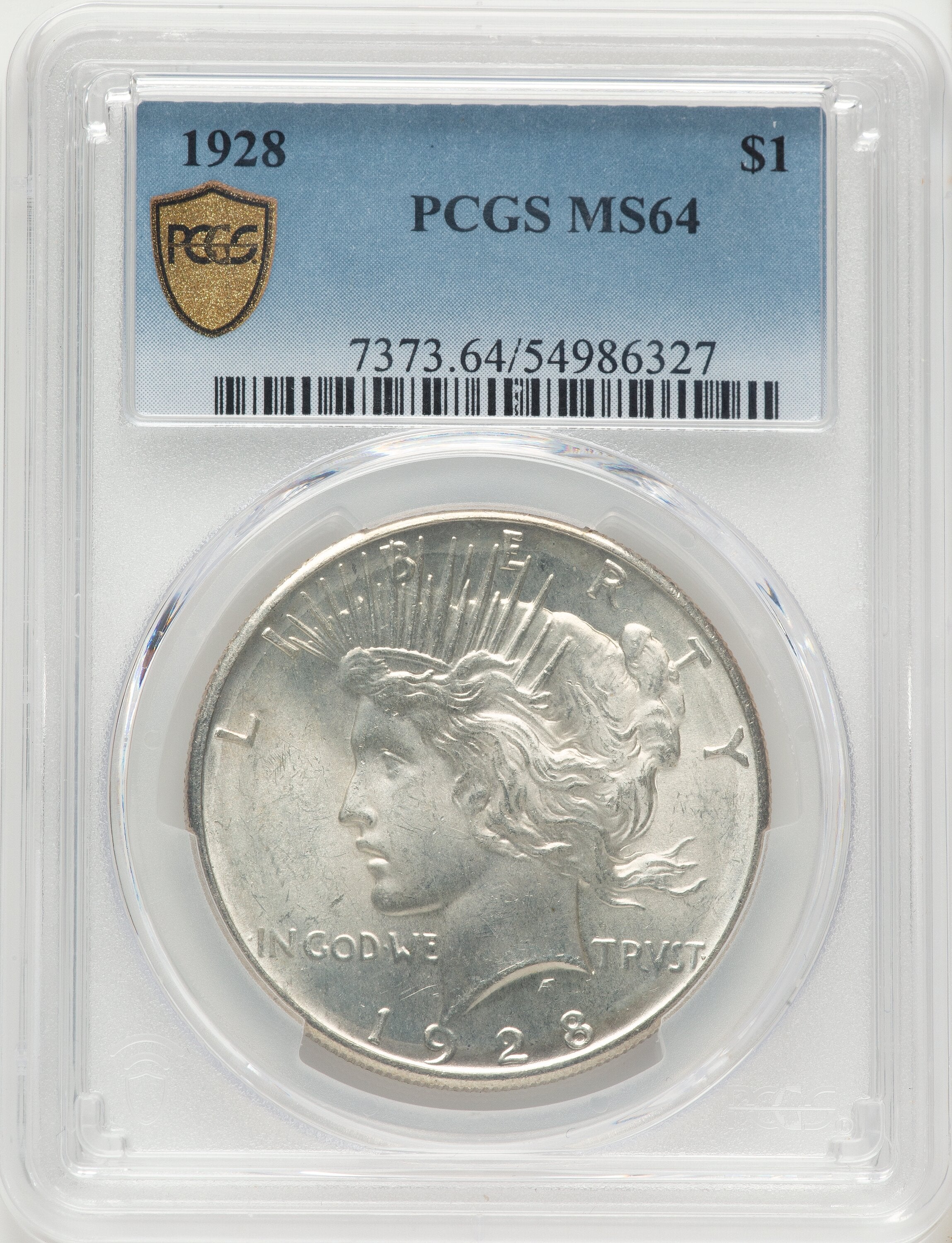 1928 Peace Dollar PCGS MS64