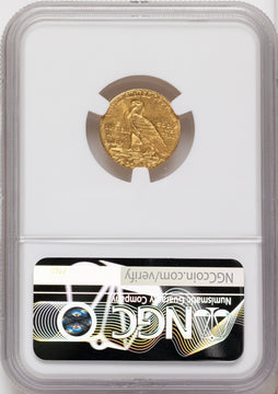 1910 $2.50 Indian Quarter Eagle NGC MS61