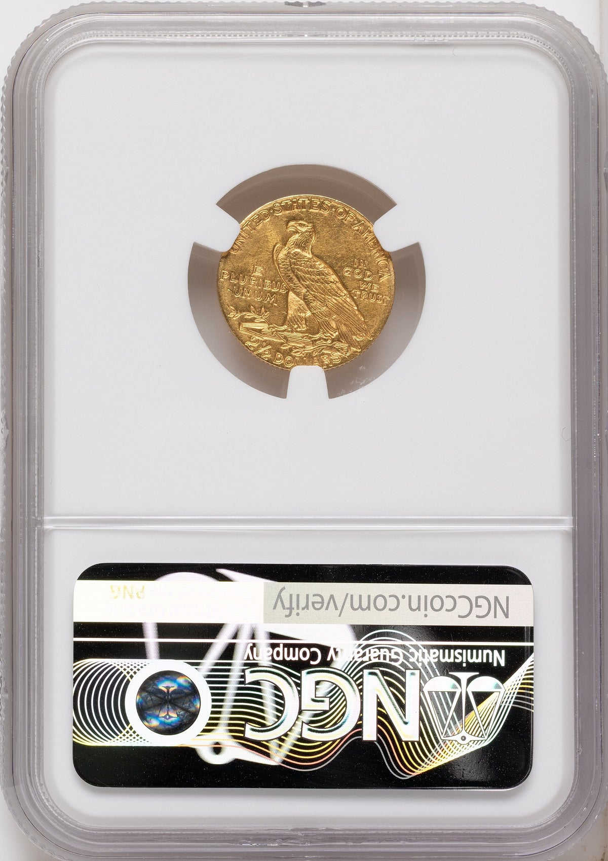 1910 $2.50 Indian Quarter Eagle NGC MS61