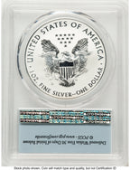2019-S Enhanced Reverse Proof Silver Eagle 1 oz FS Flag PCGS PR70