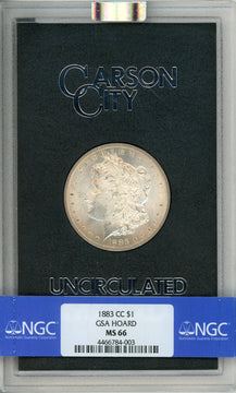 1883-CC GSA Hoard Morgan Dollar NGC MS66