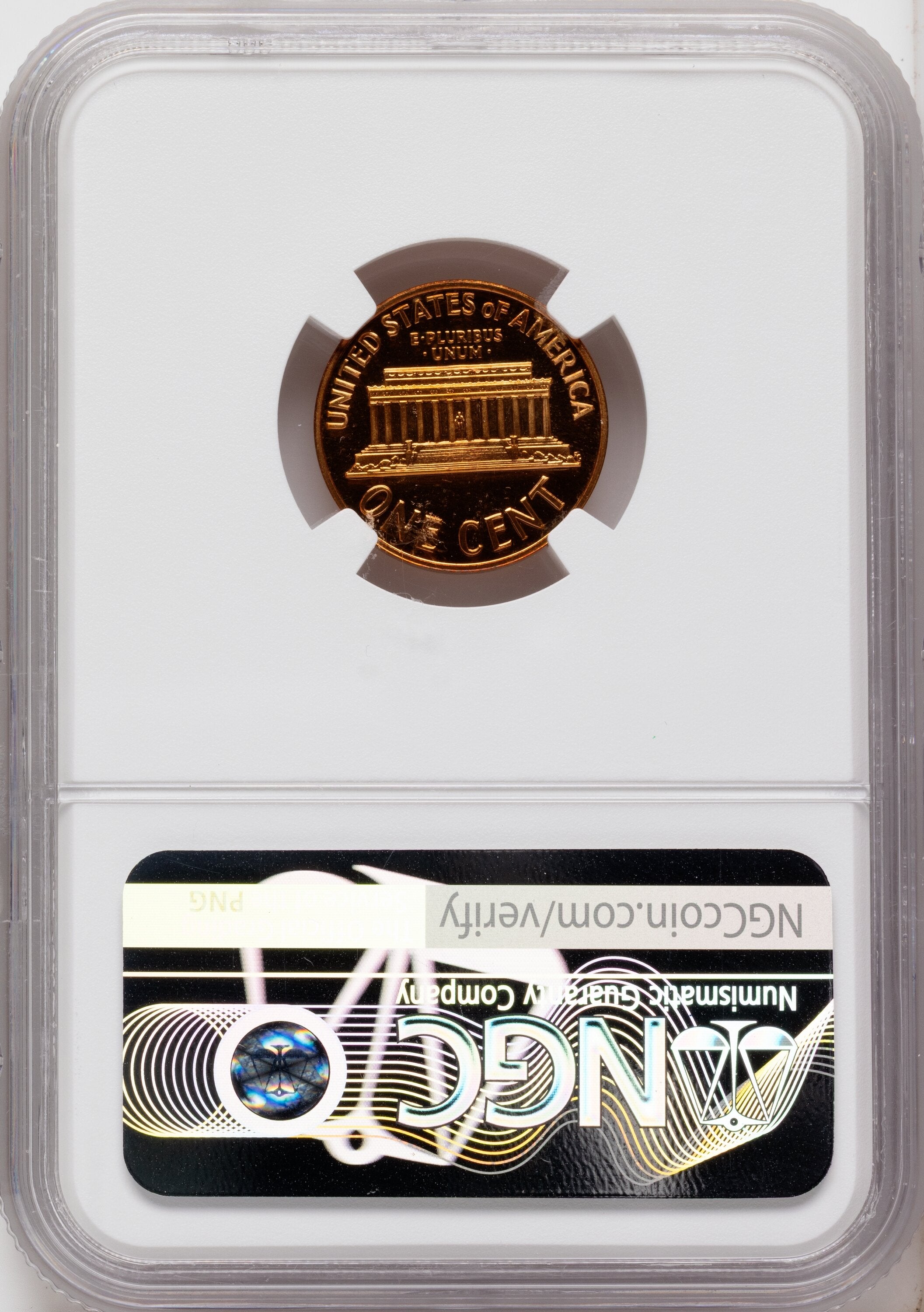 1960 1C Sm/Lg Date RD Proof Lincoln Cent NGC PR69
