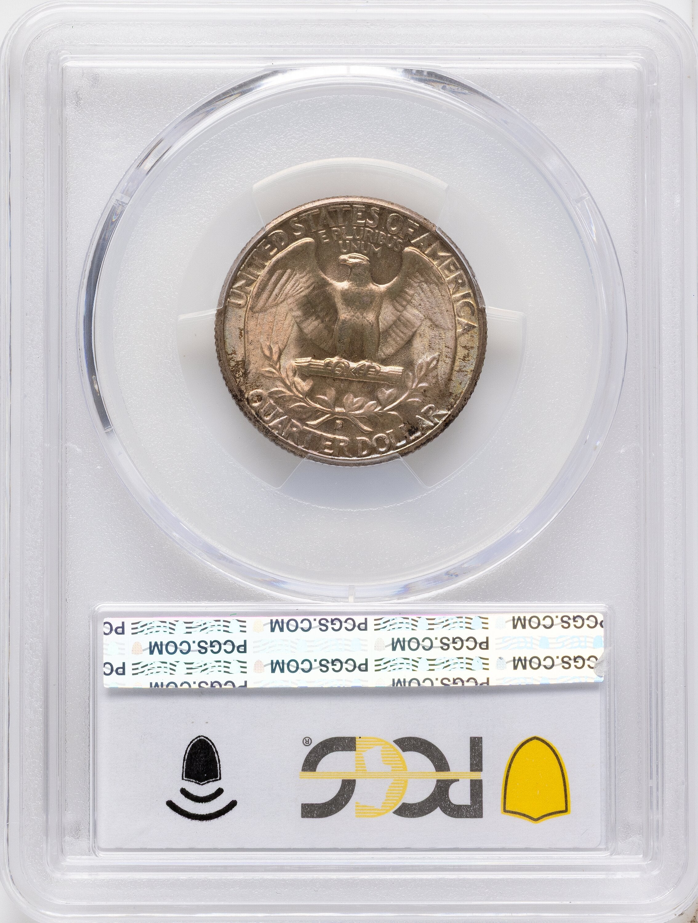 1934-D 25C Medium Motto Washington Quarter PCGS MS67