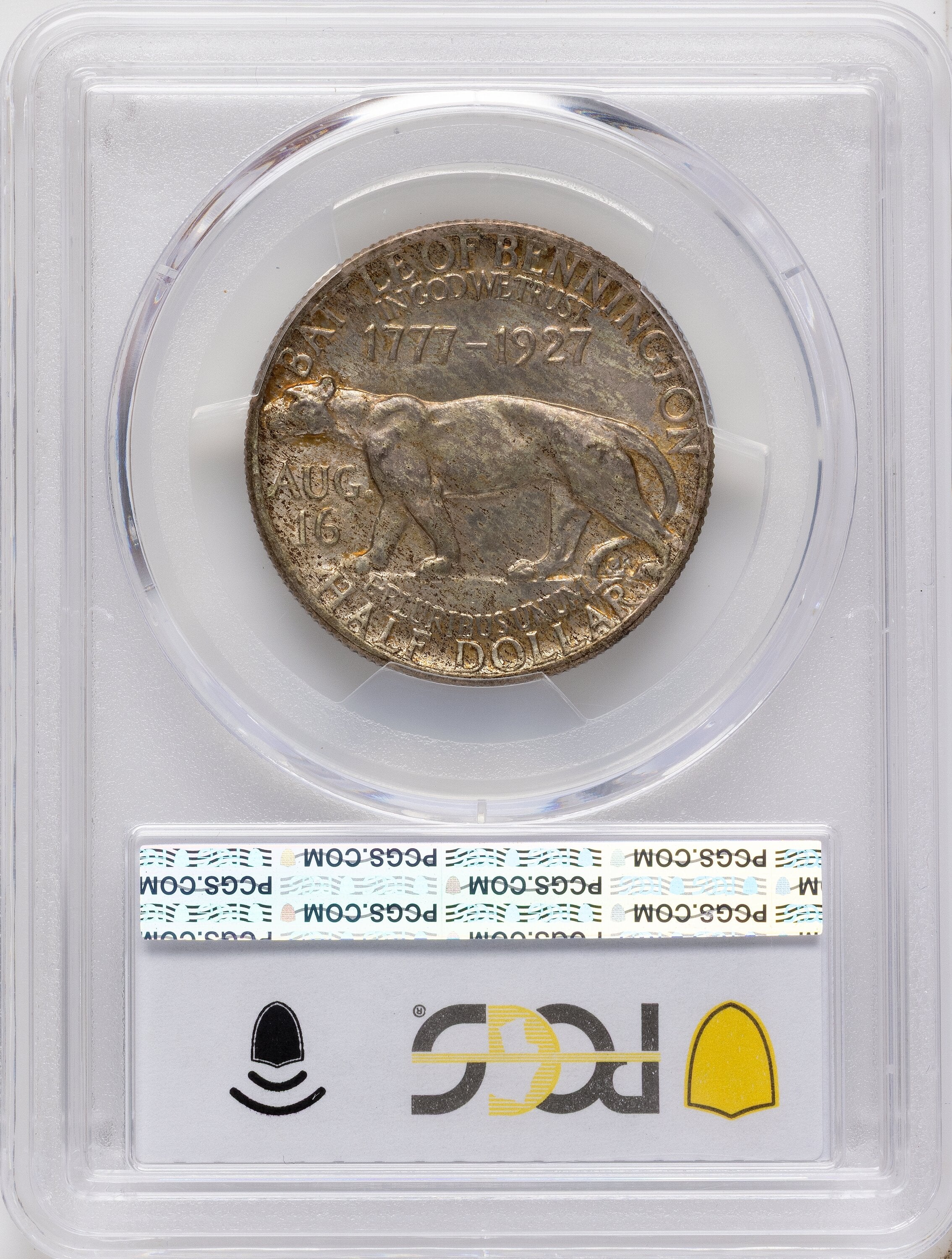 1927 50C Vermont Commemorative Silver PCGS MS67