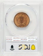 1864 Large Motto RD Two Cent Pieces PCGS MS65