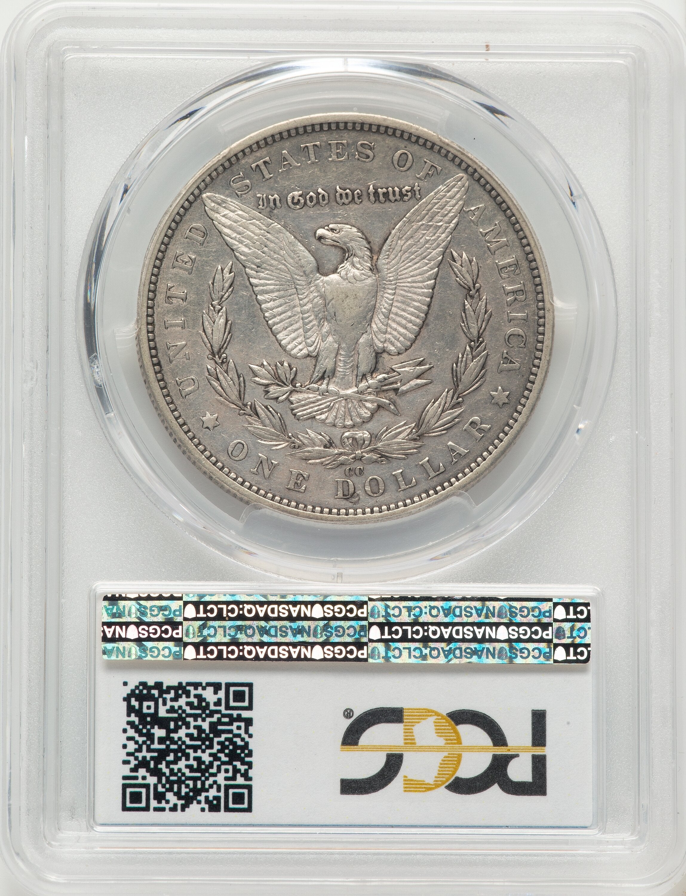 1879-CC Blue Gradient Morgan Dollar PCGS XF45