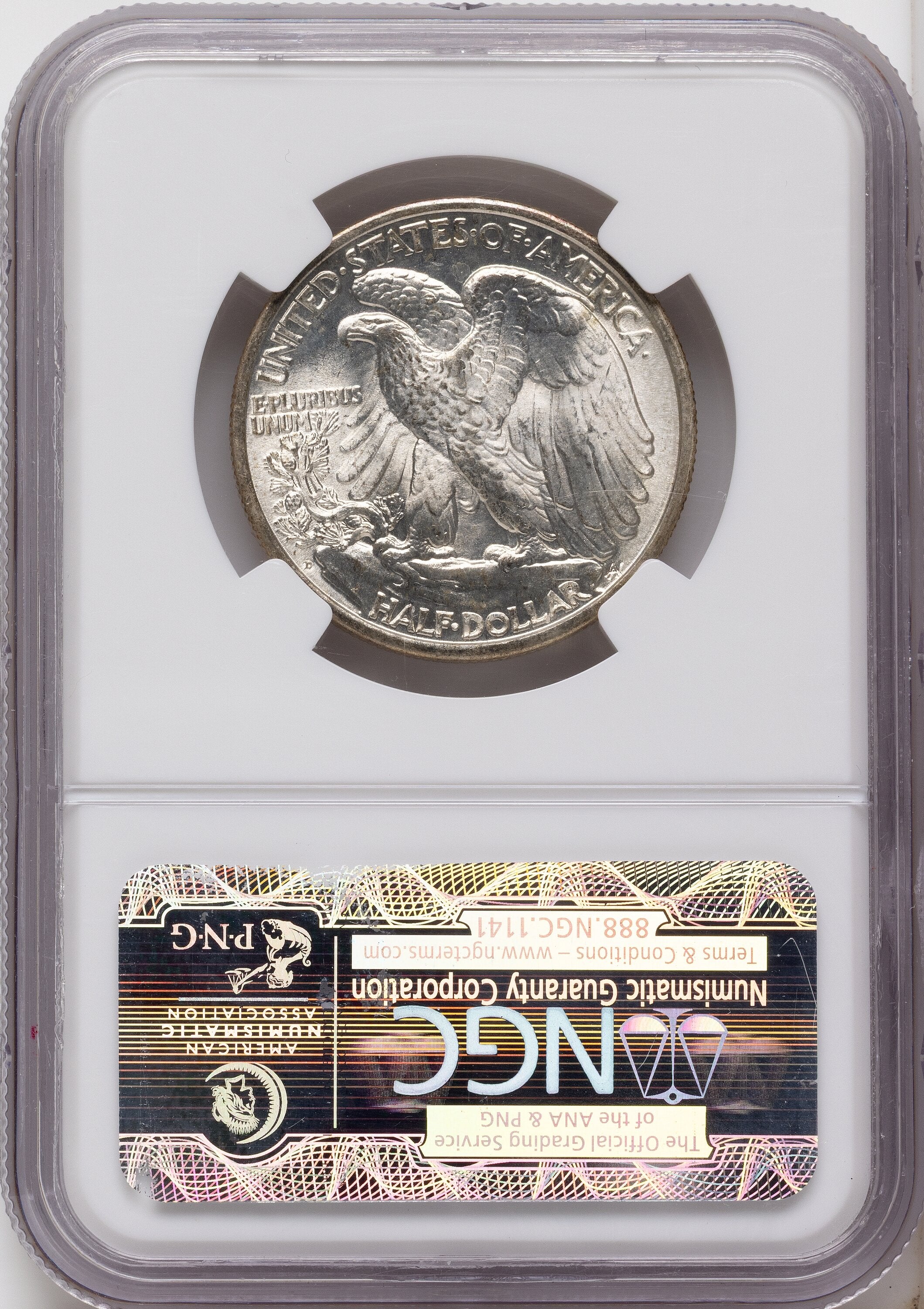 1934-D 50C Walking Liberty Half Dollar NGC MS65