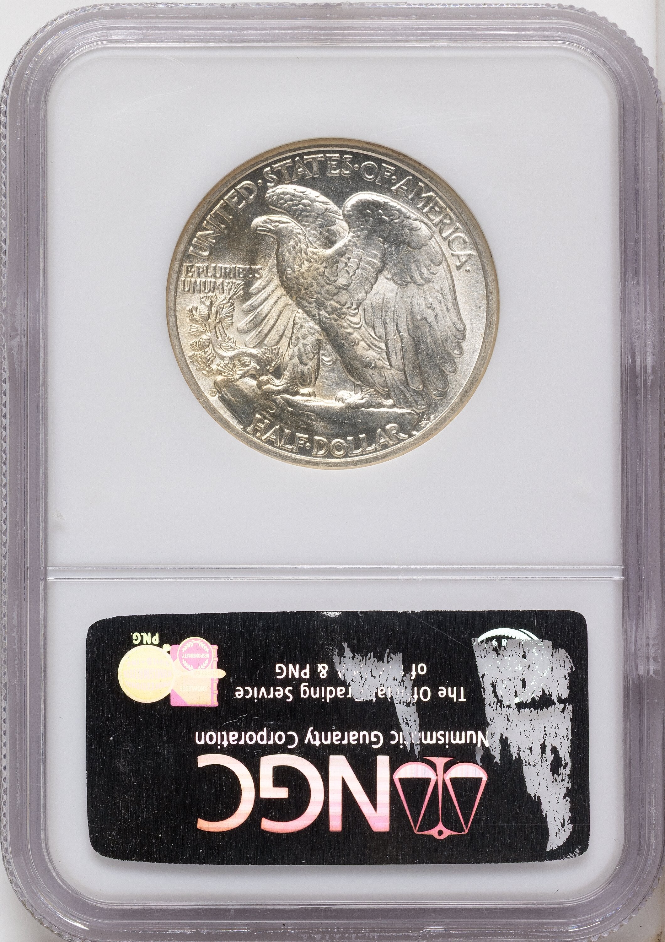 1937-D 50C Walking Liberty Half Dollar NGC MS65