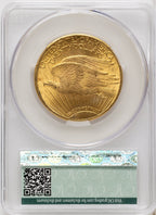 1924 $20 Saint CAC Saint-Gaudens Double Eagle CACG MS62