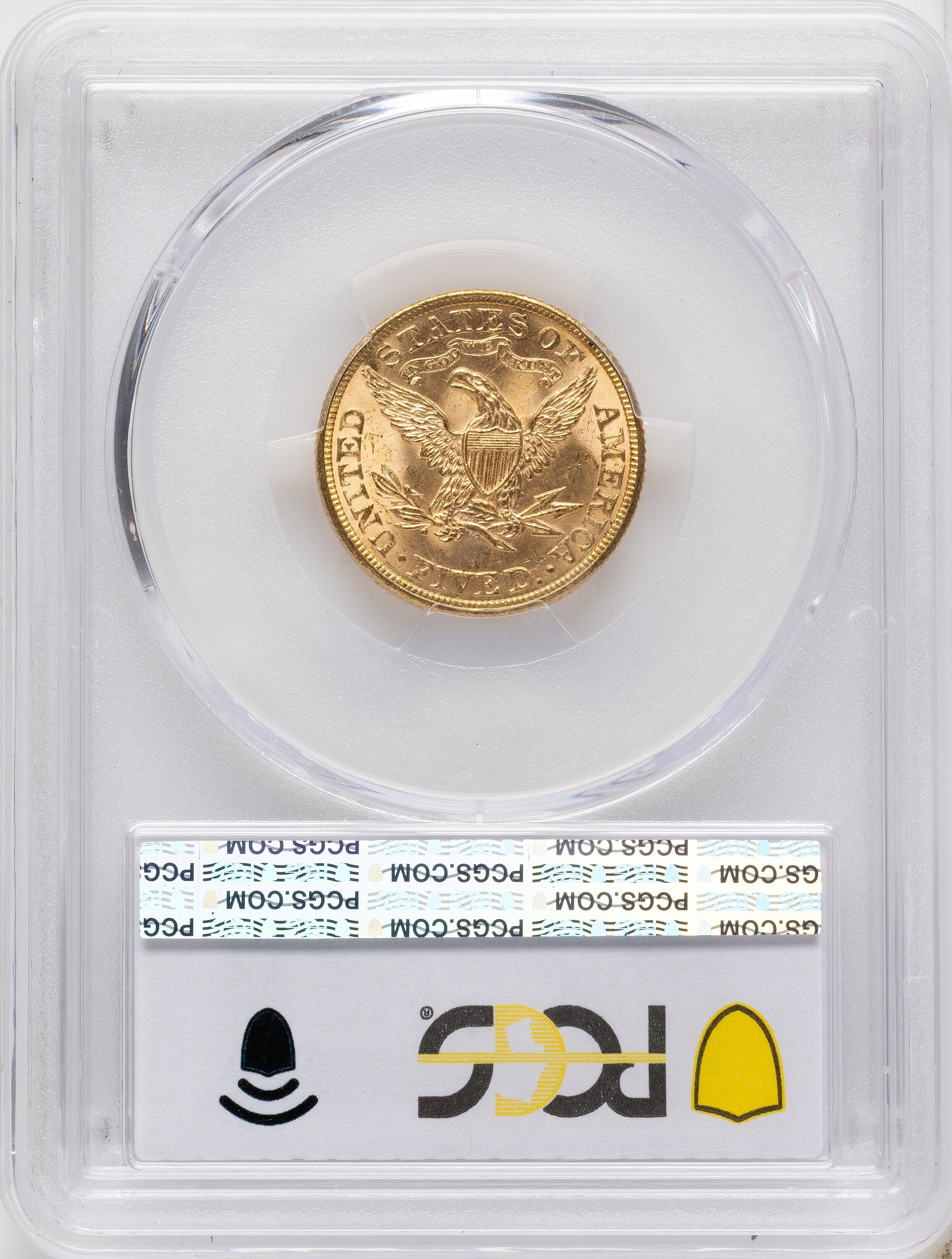 1891 $5 Liberty Half Eagle PCGS MS64