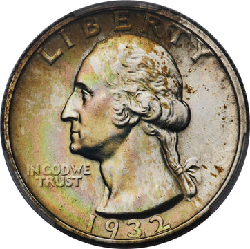 1932-S 25C CAC Washington Quarter PCGS MS66+