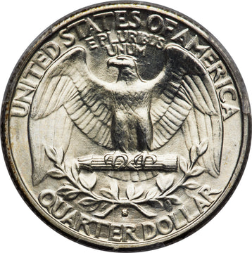 1932-S 25C CAC Washington Quarter PCGS MS66+