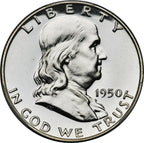 1950 50C CA CAC Proof Franklin Half Dollar PCGS PR67+