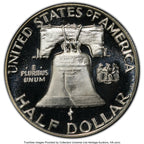 1950 50C CA CAC Proof Franklin Half Dollar PCGS PR67+