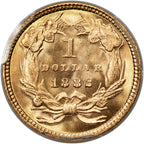 1882 G$1 Gold Dollar PCGS MS68