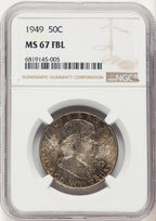 1949 50C FL Franklin Half Dollar NGC MS67