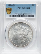 1904-S Morgan Dollar PCGS MS62