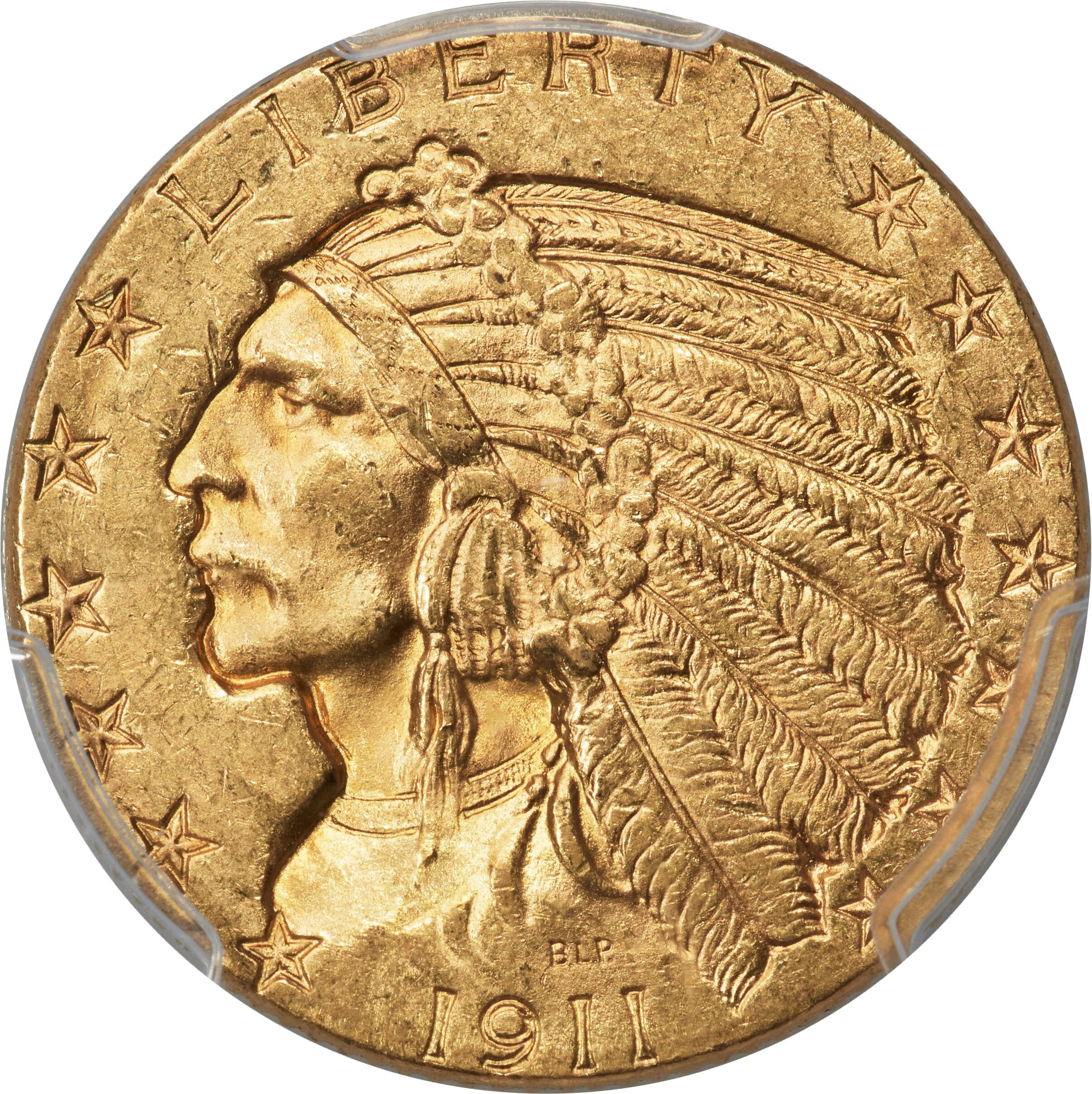 1911 $5 Indian Half Eagle PCGS MS64