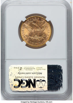 1893 $10 Liberty Eagle NGC MS65