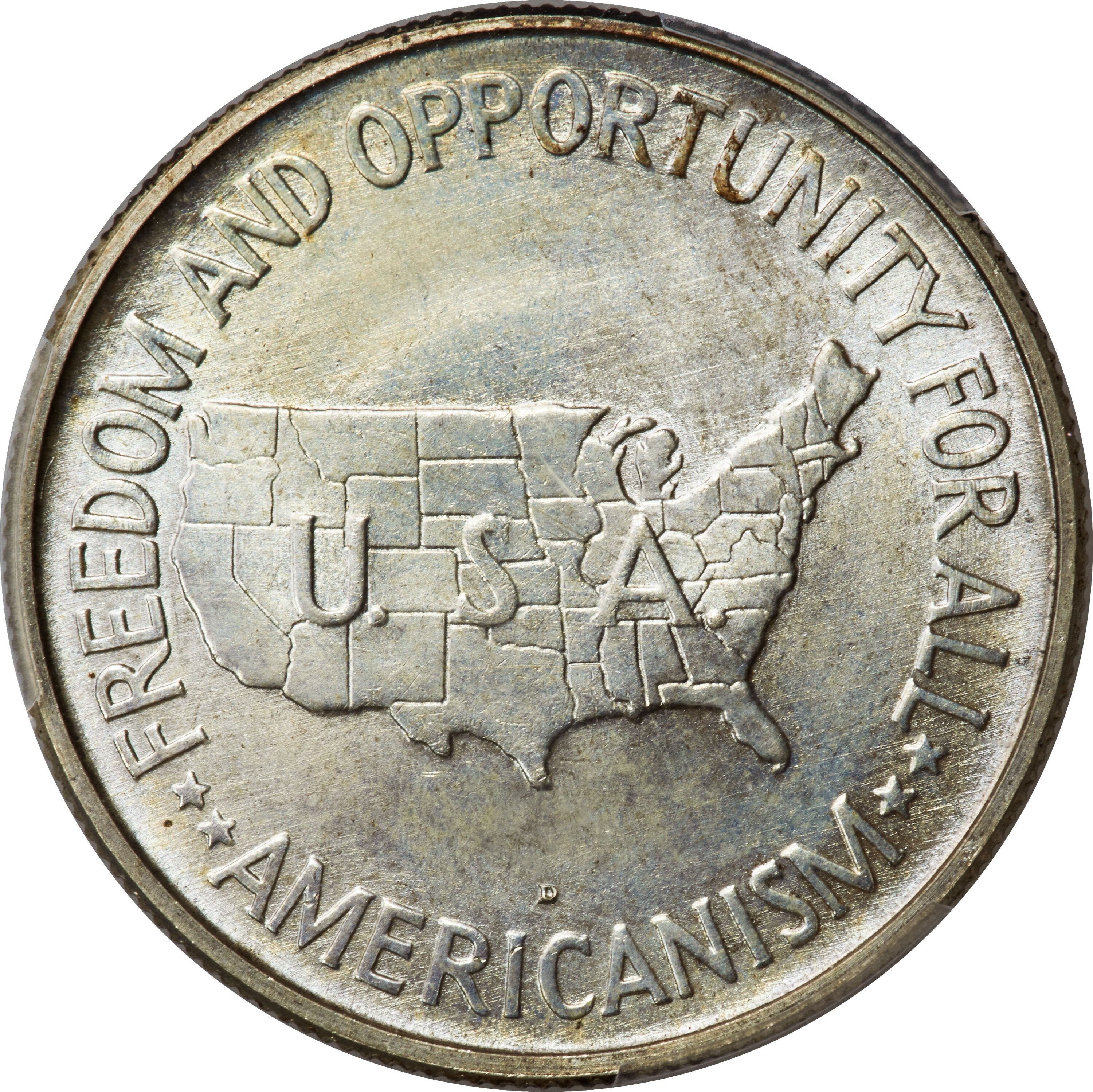 1951-D 50C Washington-Carver Commemorative Silver PCGS MS67