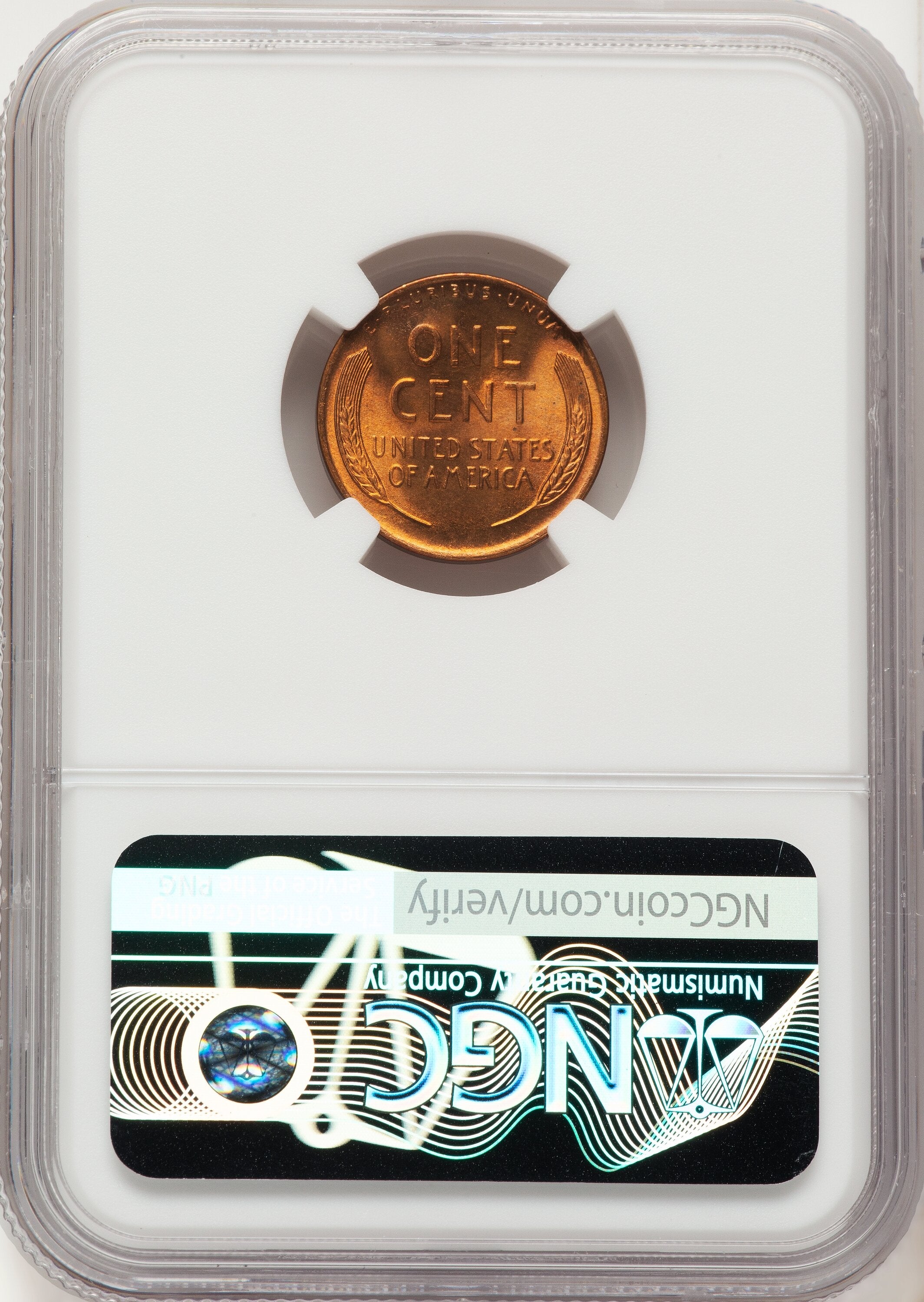 1945-S 1C RD Lincoln Cent NGC MS68