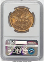 1871-S $20 Liberty Double Eagle NGC MS62