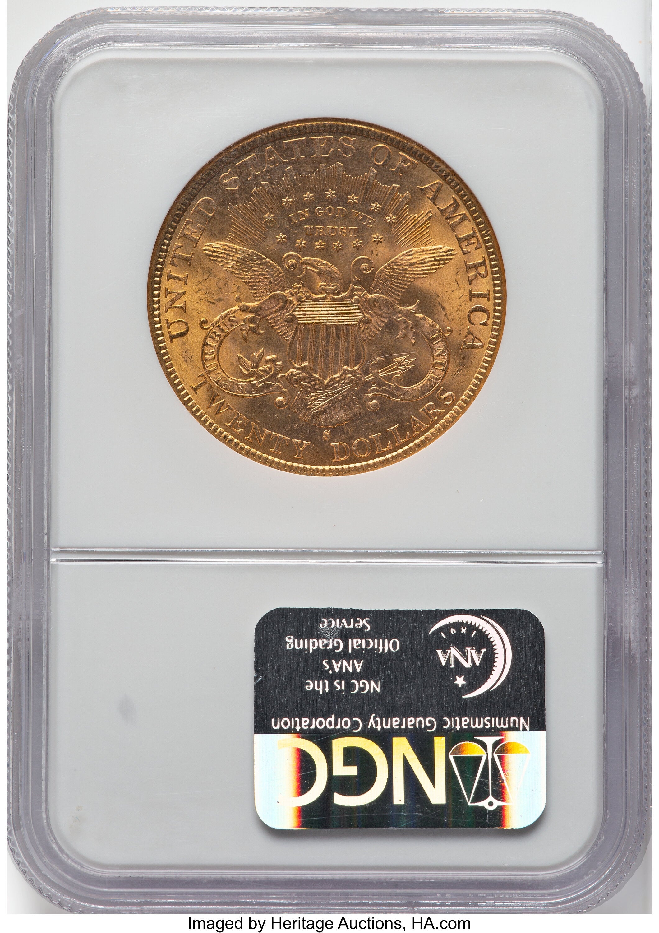 1895-S $20 Liberty Double Eagle NGC MS65