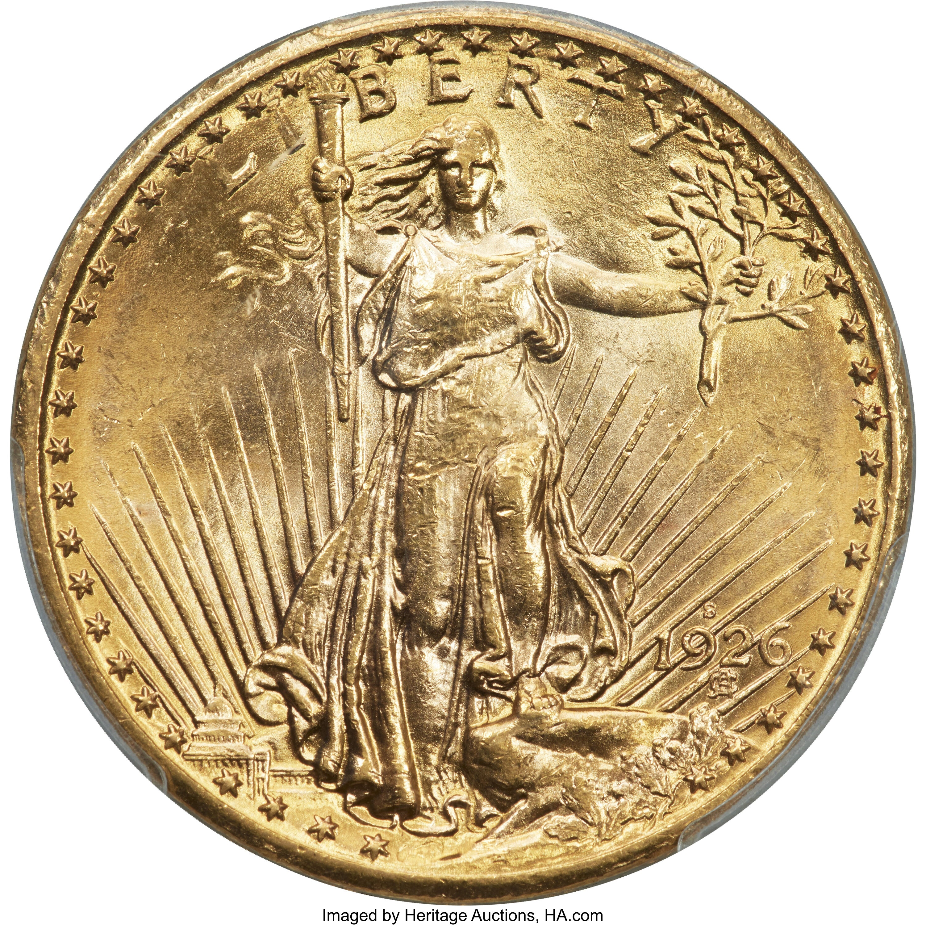 1926-S $20 Saint-Gaudens Double Eagle PCGS MS63