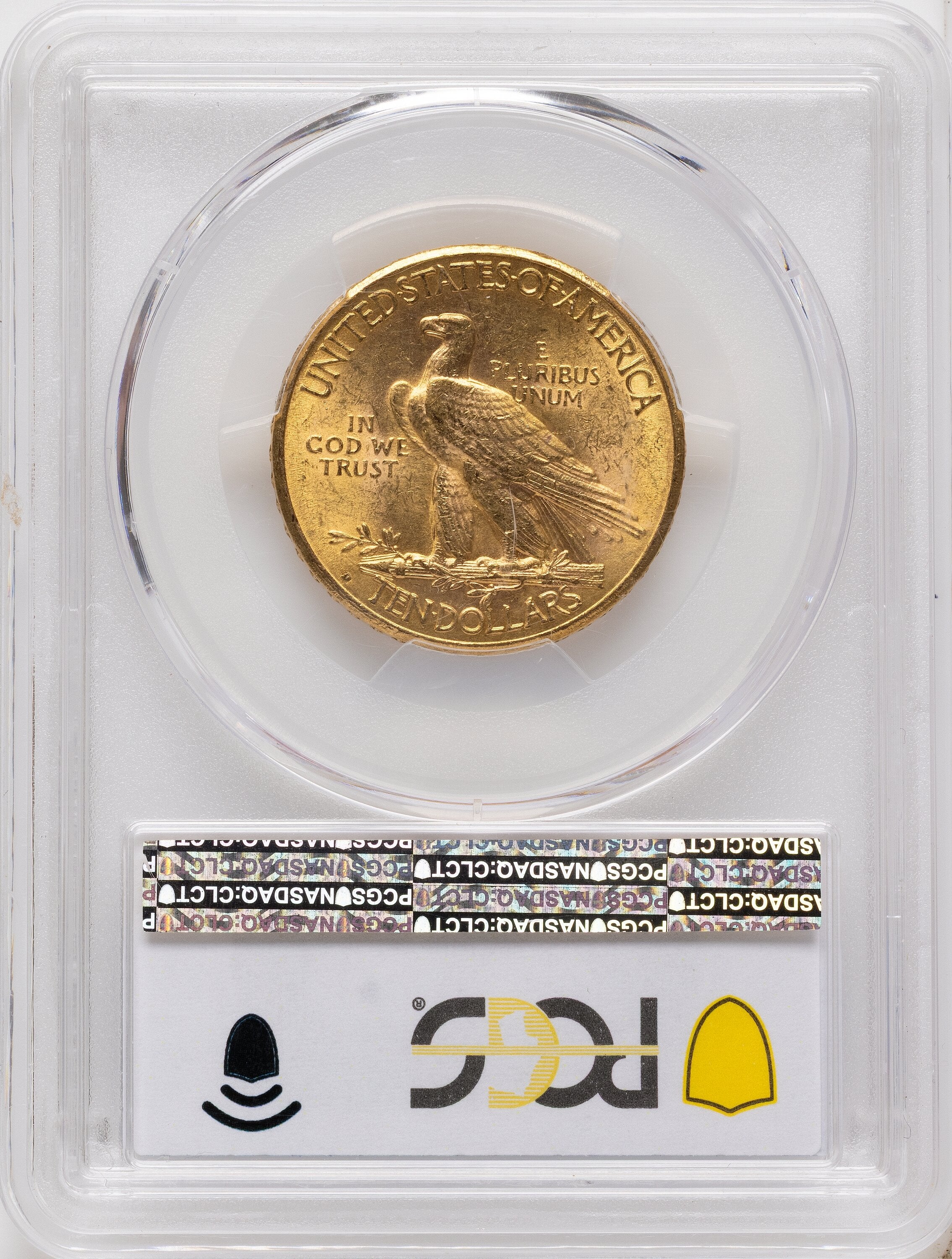 1914-D $10 Blue Gradient Indian Eagle PCGS MS63