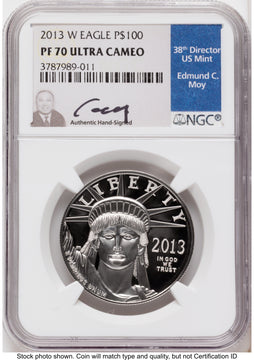 2013-W Proof Platinum Eagle 1 oz NGC PF70 Ed Moy