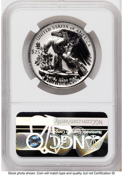 2025-W Palladium Eagle 1 oz REV NGC PF70 Ed Moy
