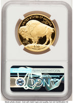 2019-W Proof Gold Buffalo 1 oz FDI NGC PF70 Ed Moy