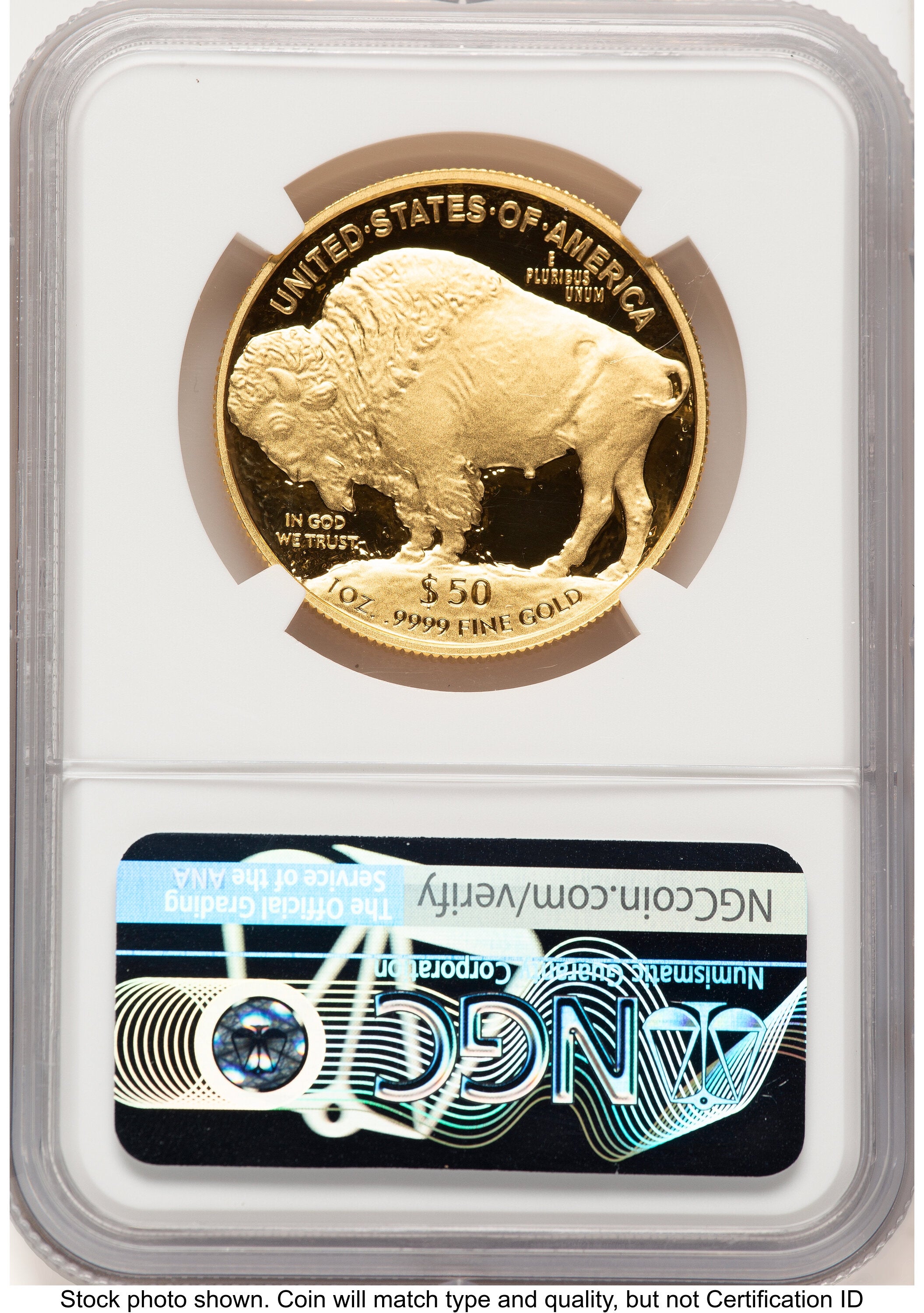 2021-W Proof Gold Buffalo 1 oz FDI Mike Castle NGC PF70