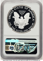 2019-W Proof Silver Eagle 1 oz FDI NGC PF70 Ed Moy