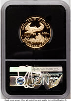 2021-W Type 1 Proof Gold Eagle 1/2 oz ER Miles Standish NGC PF70