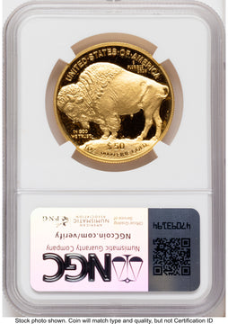 2024-W Proof Gold Buffalo 1 oz AR NGC PF70 Ed Moy