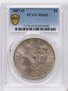 1887-O Morgan Dollar PCGS MS65