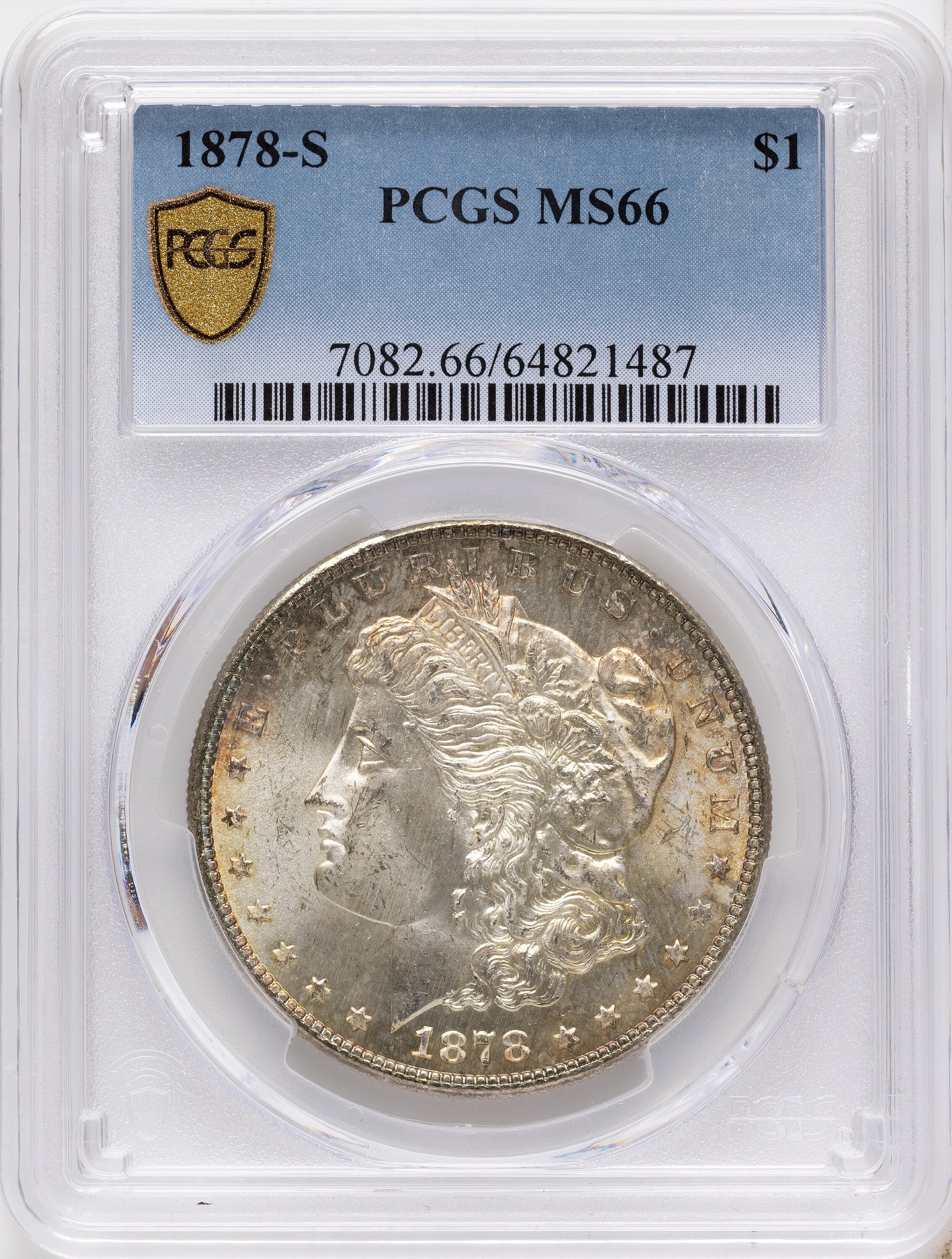 1878-S Morgan Dollar PCGS MS66