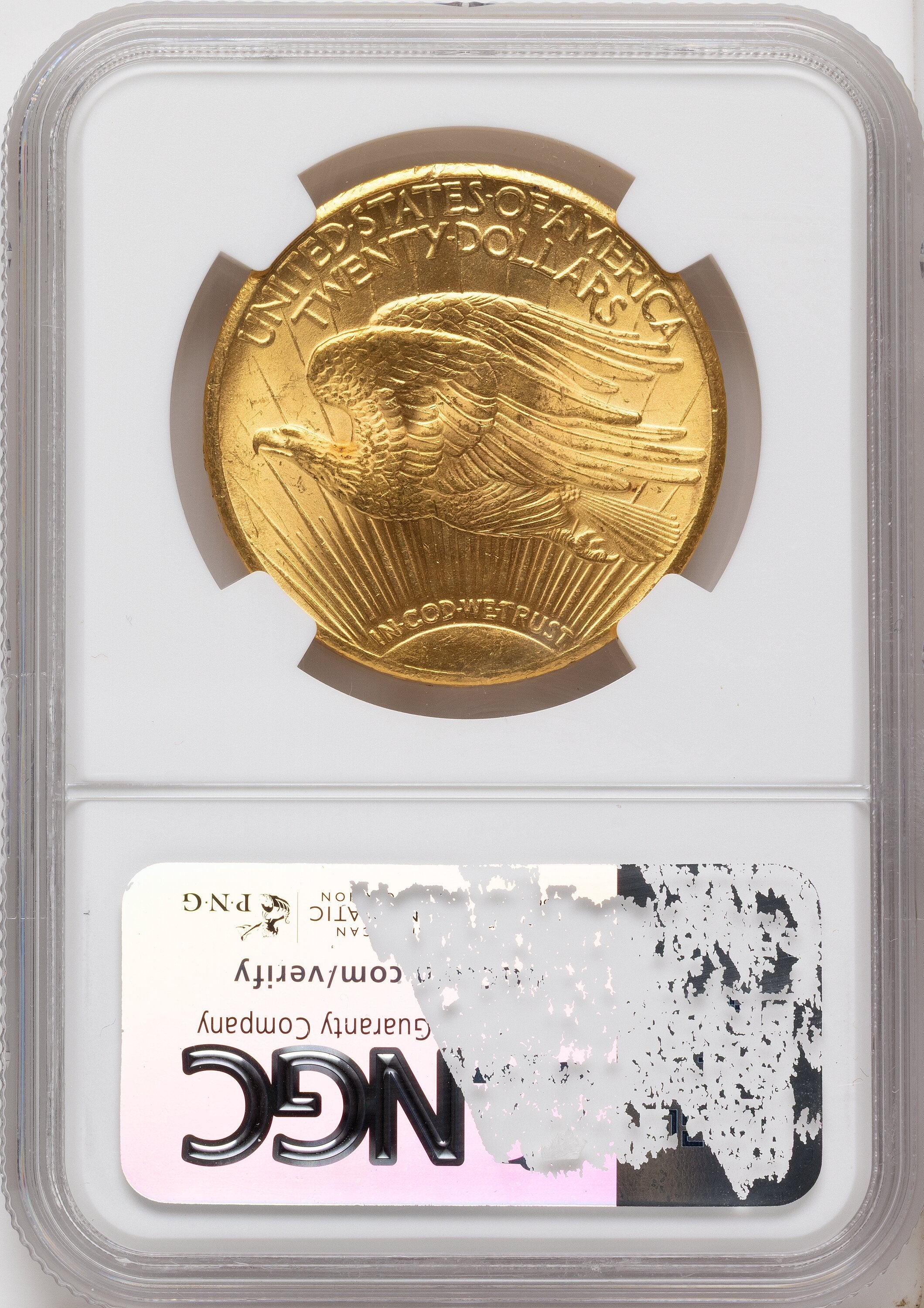 1927 $20 Saint-Gaudens Double Eagle NGC MS65+