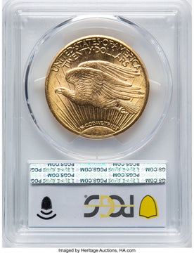 1911-D/D $20 RPM FS-501 Saint-Gaudens Double Eagle PCGS MS62