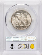 1935-D 50C Walking Liberty Half Dollar PCGS MS66