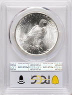 1923 CAC Peace Dollar PCGS MS66+