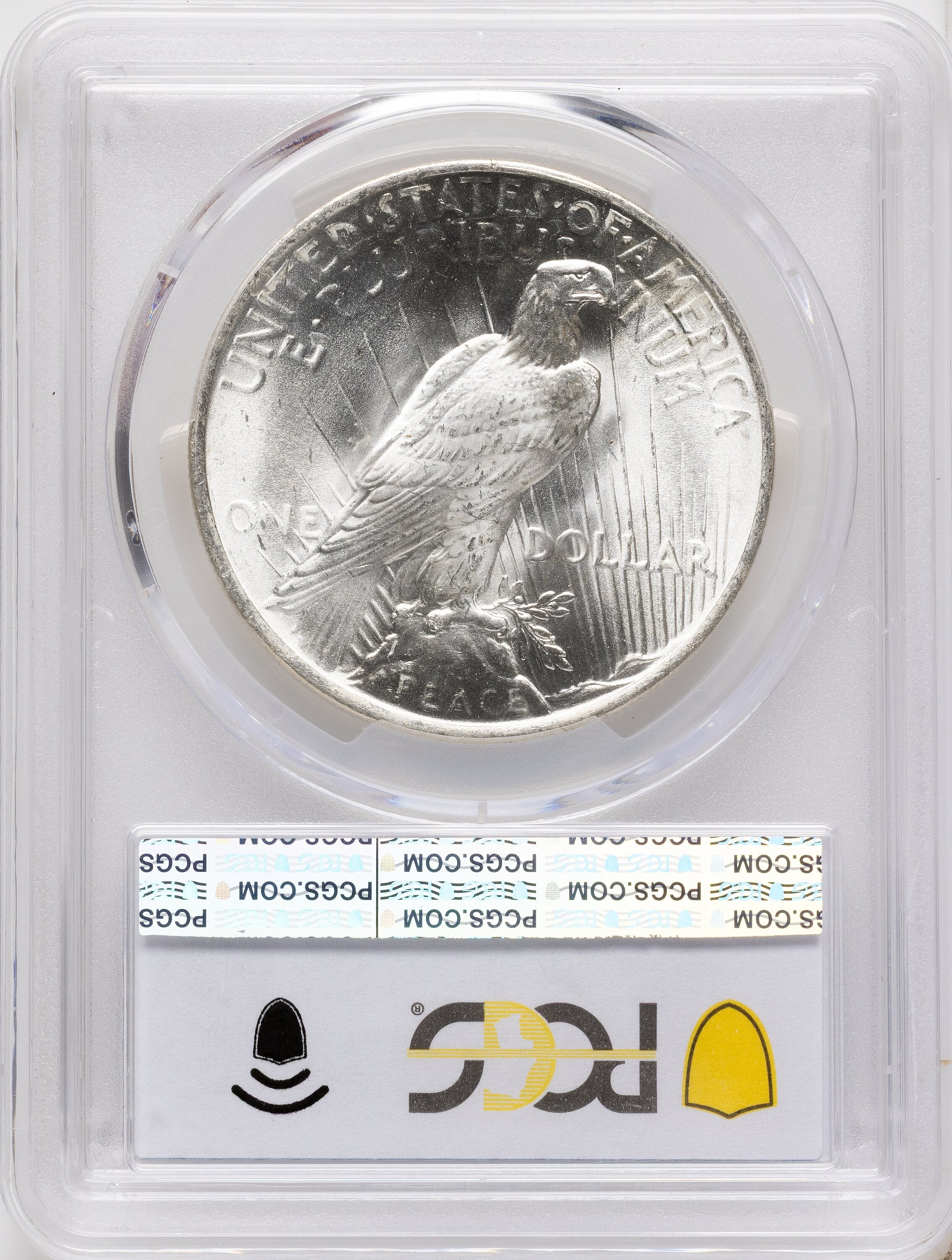 1923 CAC Peace Dollar PCGS MS66+