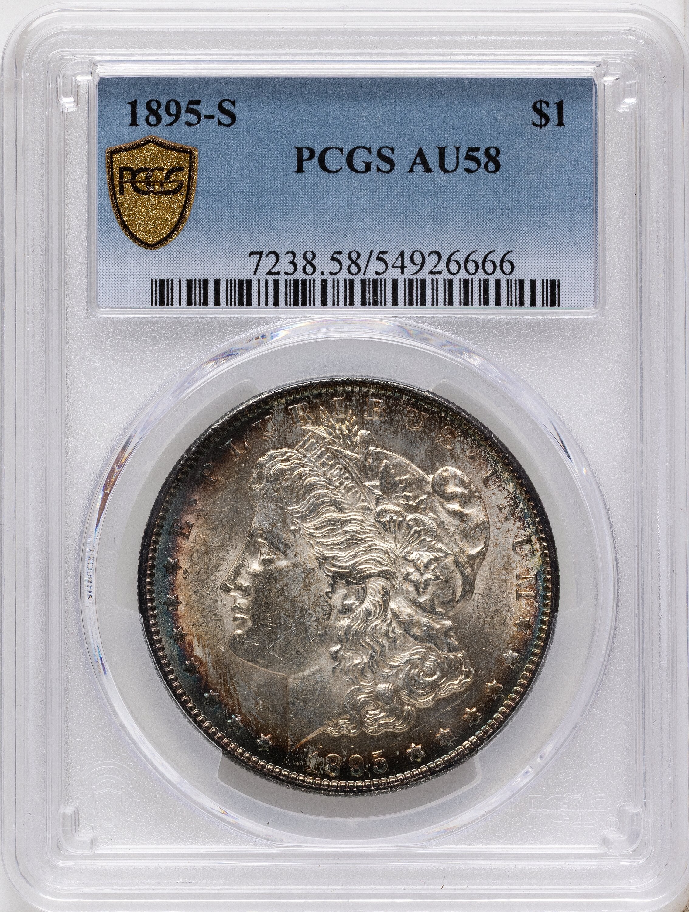1895-S Morgan Dollar PCGS AU58
