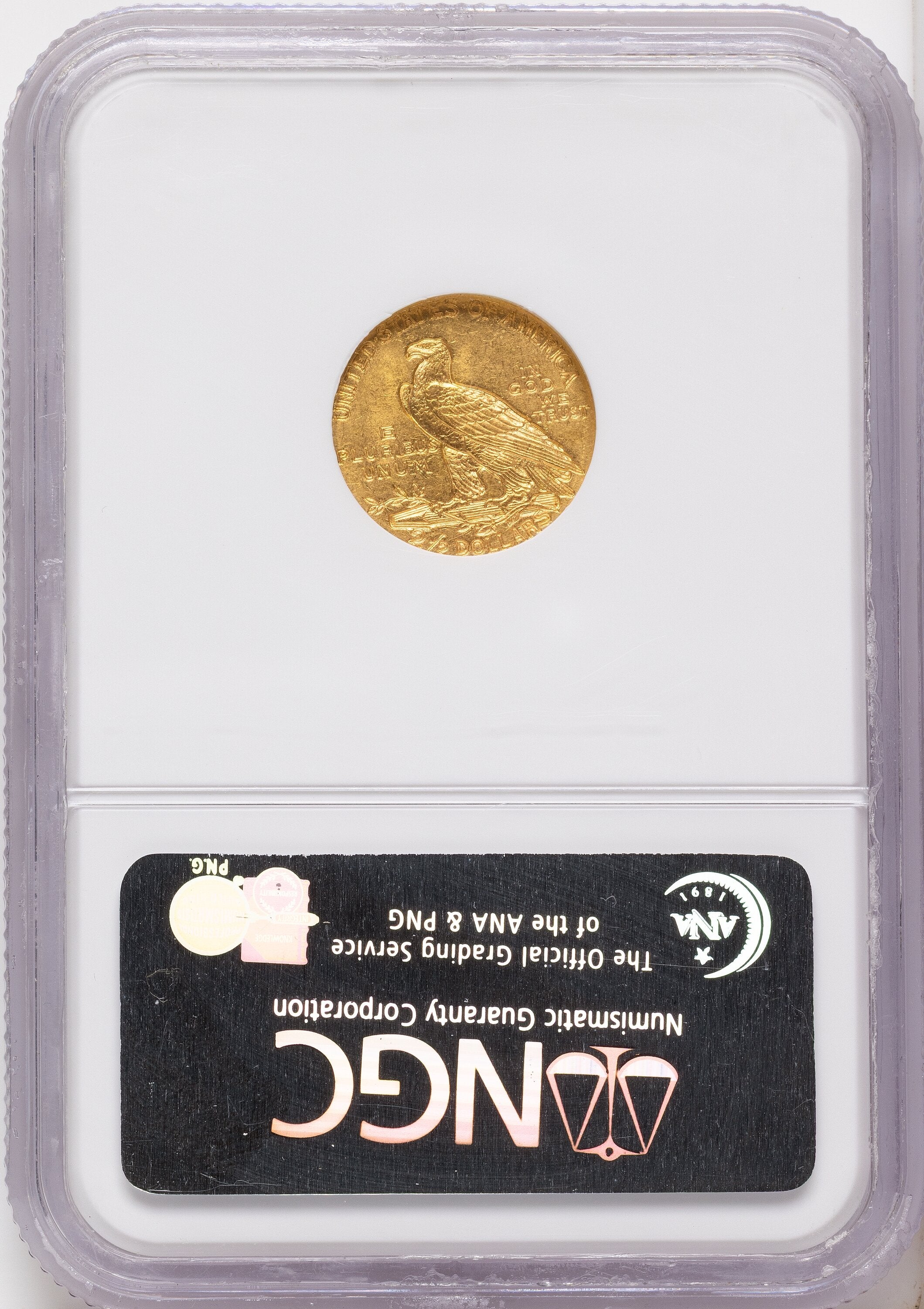 1909 $2.50 Indian Quarter Eagle NGC MS63