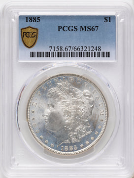 1885 Morgan Dollar PCGS MS67