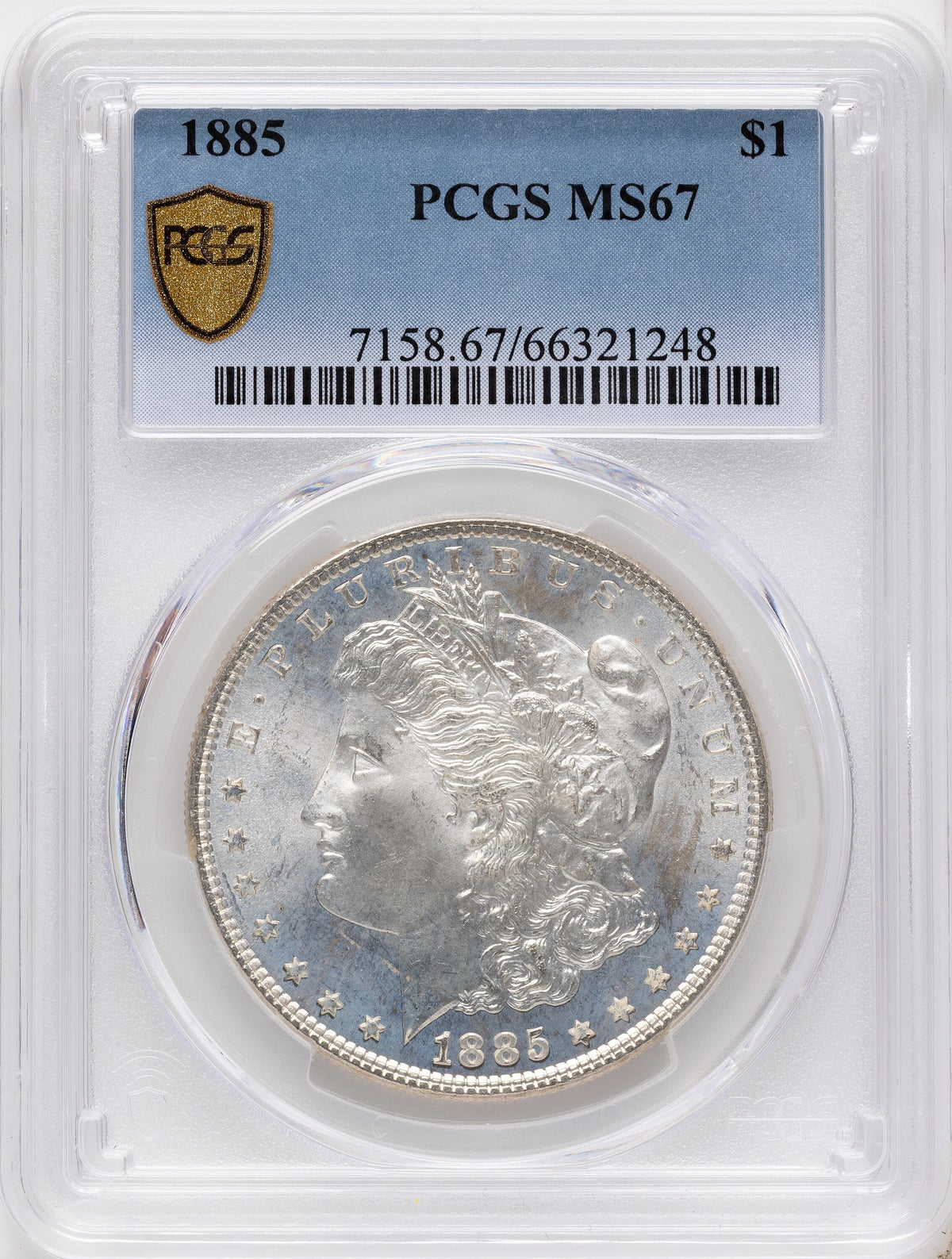 1885 Morgan Dollar PCGS MS67