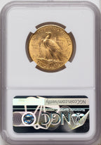1932 $10 Brown Label Indian Eagle NGC MS65