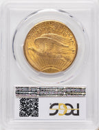 1915-S $20 Saint-Gaudens Double Eagle PCGS MS62